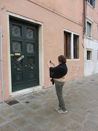 First time in Venice and Mary want to be sure to capture an image of Italian junk mail.