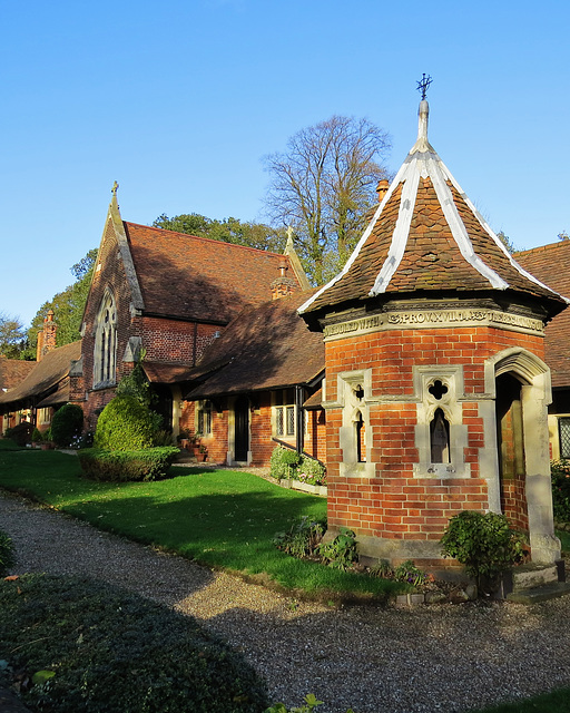 browne and wingrave almshouses, south weald, essex