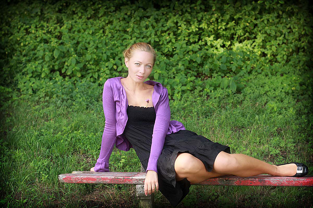 On A Bench