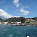 Port of Cassis with imposing limestone outcrops in the background