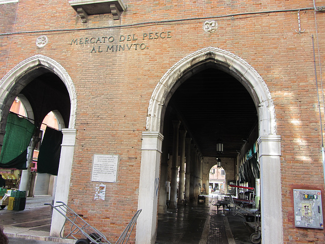 The gothic and fragrant fish market.