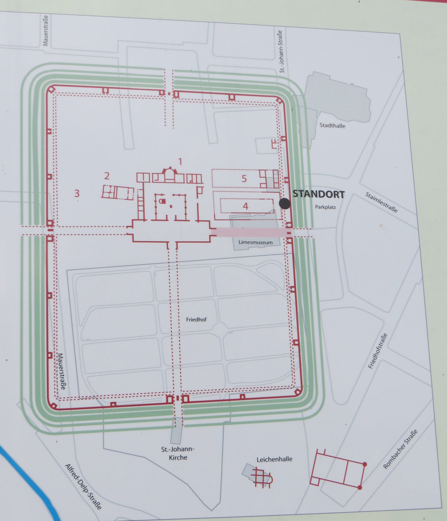 Aalen : plan du camp.