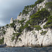 Tour by boat of the calanques near Cassis.  Calanques are small inlets with steeps sides cut into the limestone that dominates this part of France.
