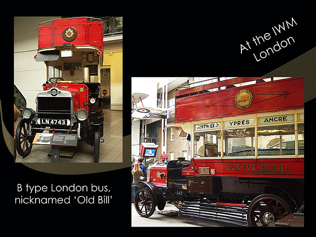 Imperial War Museum - London - B type London bus - 18.11.2006