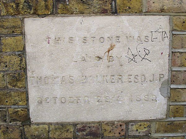 Foundation Stone on RSS building