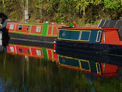 Reflections of Narrowboats