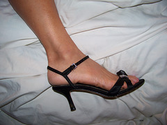 wife in BP heels