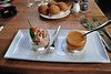 I ate this: shrimps and bisque "on the side"