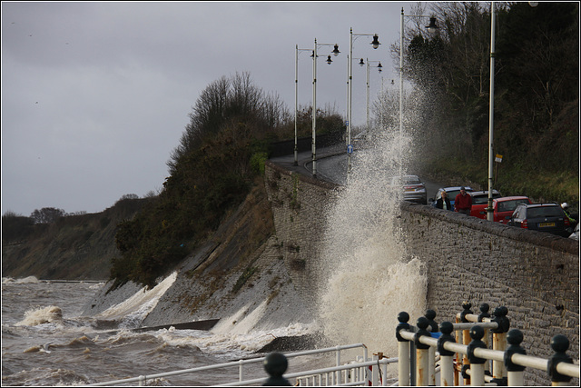 High tides and wind