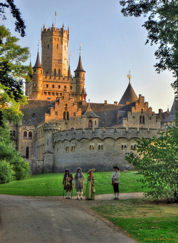 Empfang an der Marienburg