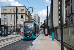 BESANCON: Essai du Tram Avenue Fontaine Argent 2014.06.18 - 01