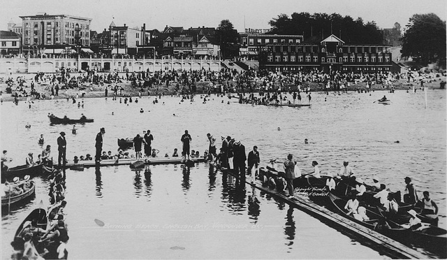 Bathing Beach, English Bay, Vancouver, B.C.