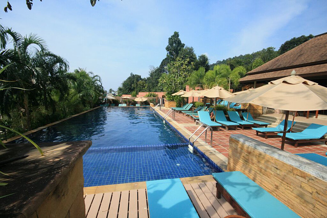 Hotel pool in Aonang