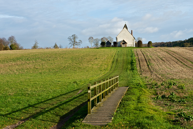 The little church in the middle of a field.......