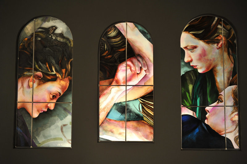 Vitrail de Xenia Hausner, 2012 - Centre International du Vitrail à Chartres