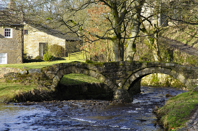 Wycoller, the packhorse bridge.