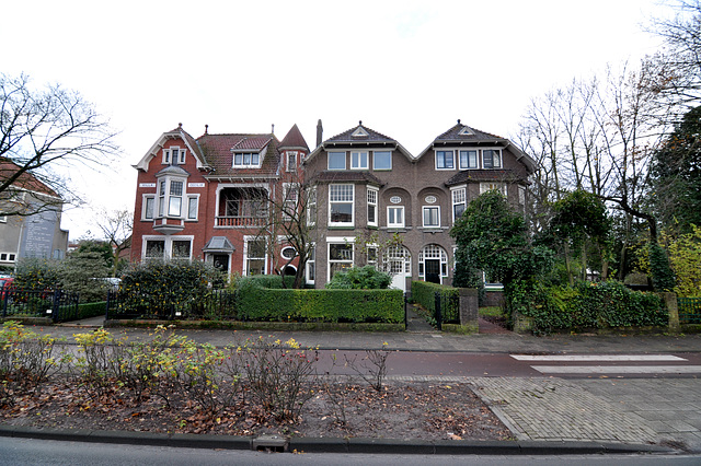 Houses on the Rijnsburgerweg in Leiden