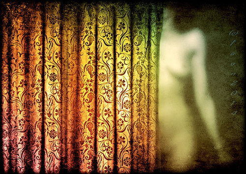 the curtain