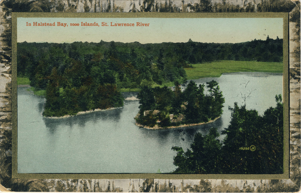 In Halstead Bay, 1000 Islands, St. Lawrence River (101,560)