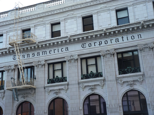 Old Transamerica Building (detail) - 15 November 2013