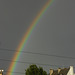 arc en ciel du matin