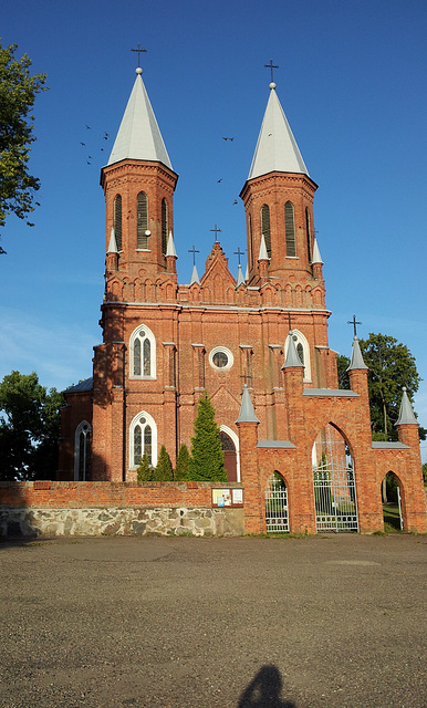 The church for the wedding