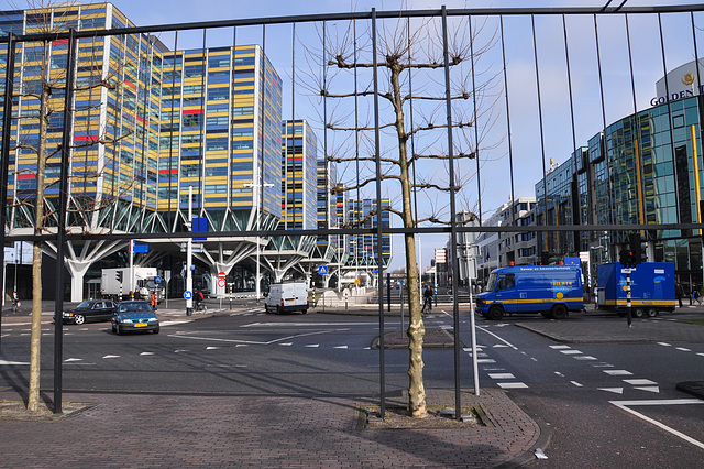 View of the Schipholweg in Leiden