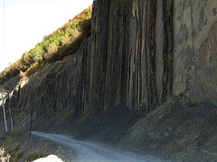 Vertical Strata on the Road to Lahic