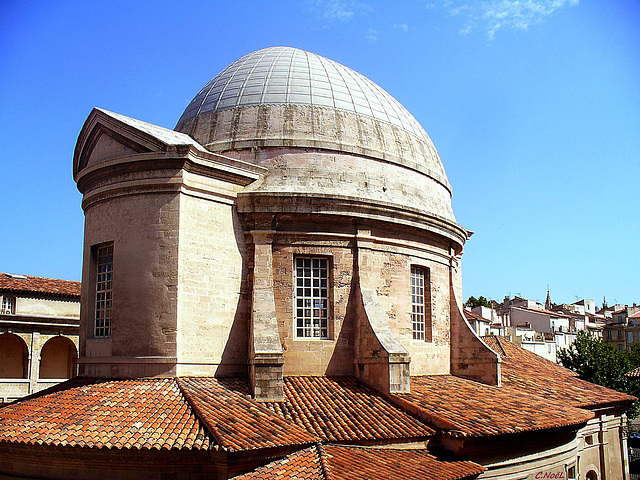 Toit et coupole de la chapelle de la Vieille Charité !