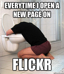 The new design of flickr