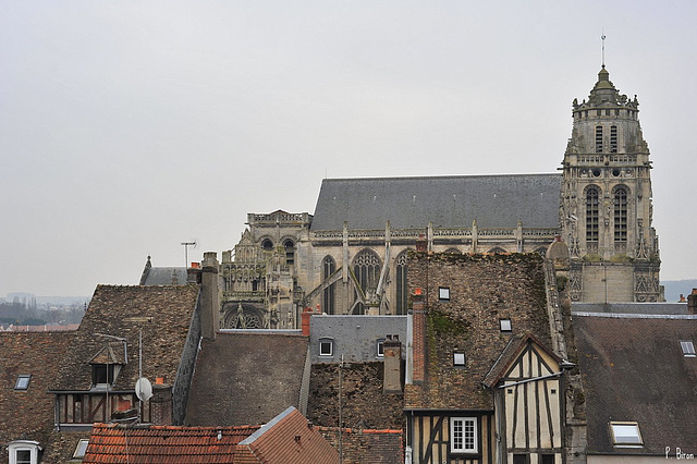 La Collégiale de Gisors vue du château