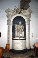 Memorial to Bishop Trevor, Bishop Auckland Castle, county Durham