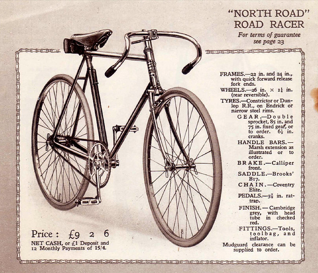 Raleigh North Road Racer 1927