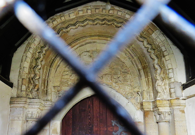 north ockendon church, essex, c12 doorway