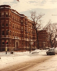 Boston, Fenway Park Drive Winter