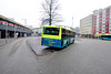 Badly-parked bus