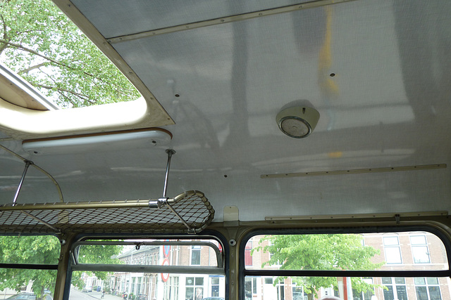 Interior of a 1960 Leyland-Werkspoor bus