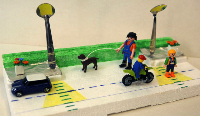 "La ville playmobile" de Lorine