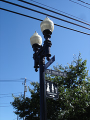 First and Old Orchard streets corner.