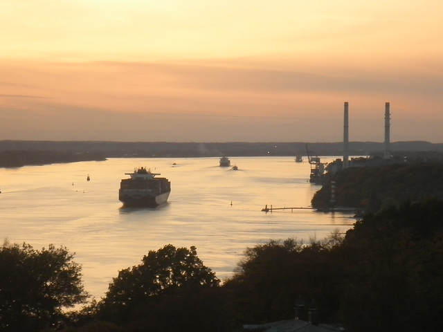 Panorama auf die Elbe