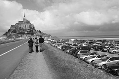 The Causeway at Mont Saint Michel - September 2011