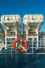 Life Saving Gear aboard the Brittany Ferries Normandie - May 2011