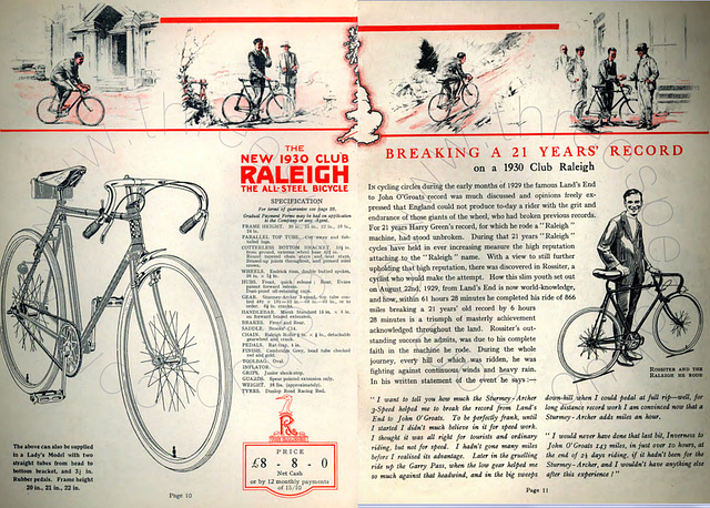 1930 Raleigh Club