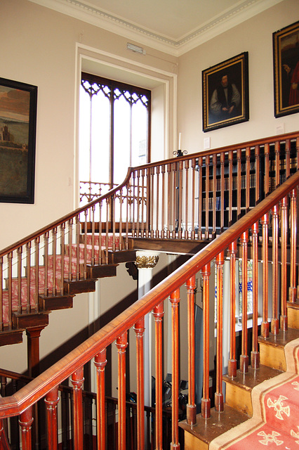 Staircase, Bishop Auckland Castle, County Durham