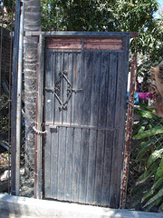 Porte de jardin à saveur mexicaine / Garden mexican door.