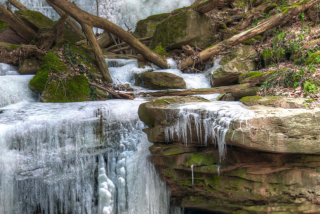 Eisfall, Margarethenschlucht