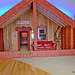 Maori meeting house.