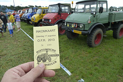 Oldtimerfestival Ravels 2013 – Inkomkaart