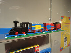 Lego train exhibit