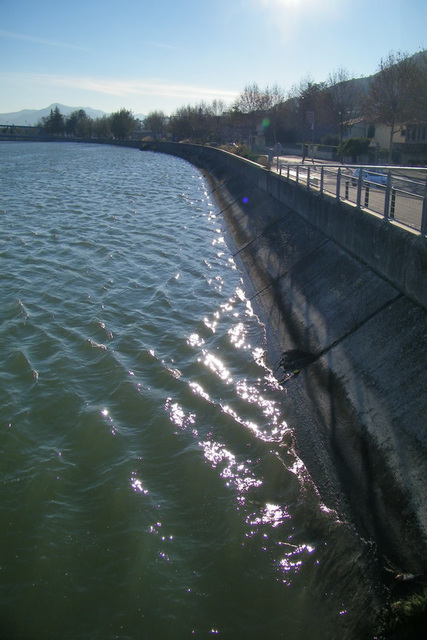 Le long du Rhône